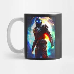 Human/Alien War - The Time Traveler - AI Generated Sci Fi Concept Art - Mug